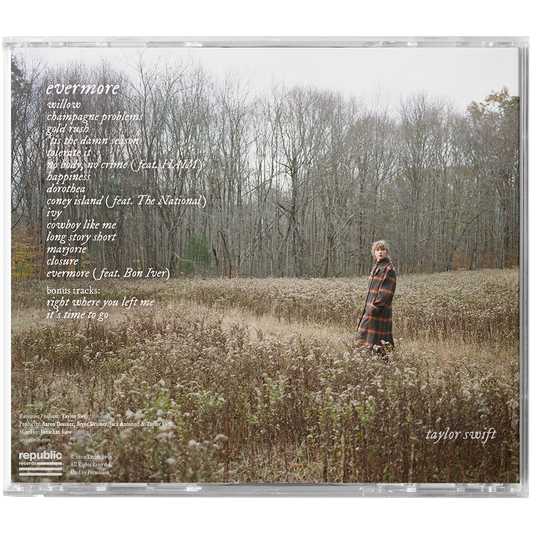 evermore album deluxe edition cd (explicit) back