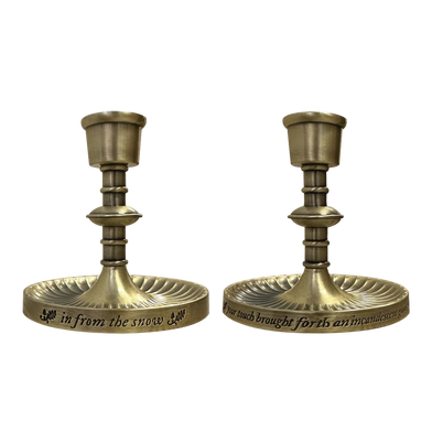 Your Touch Brought Forth An Incandescent Glow Candle Holders