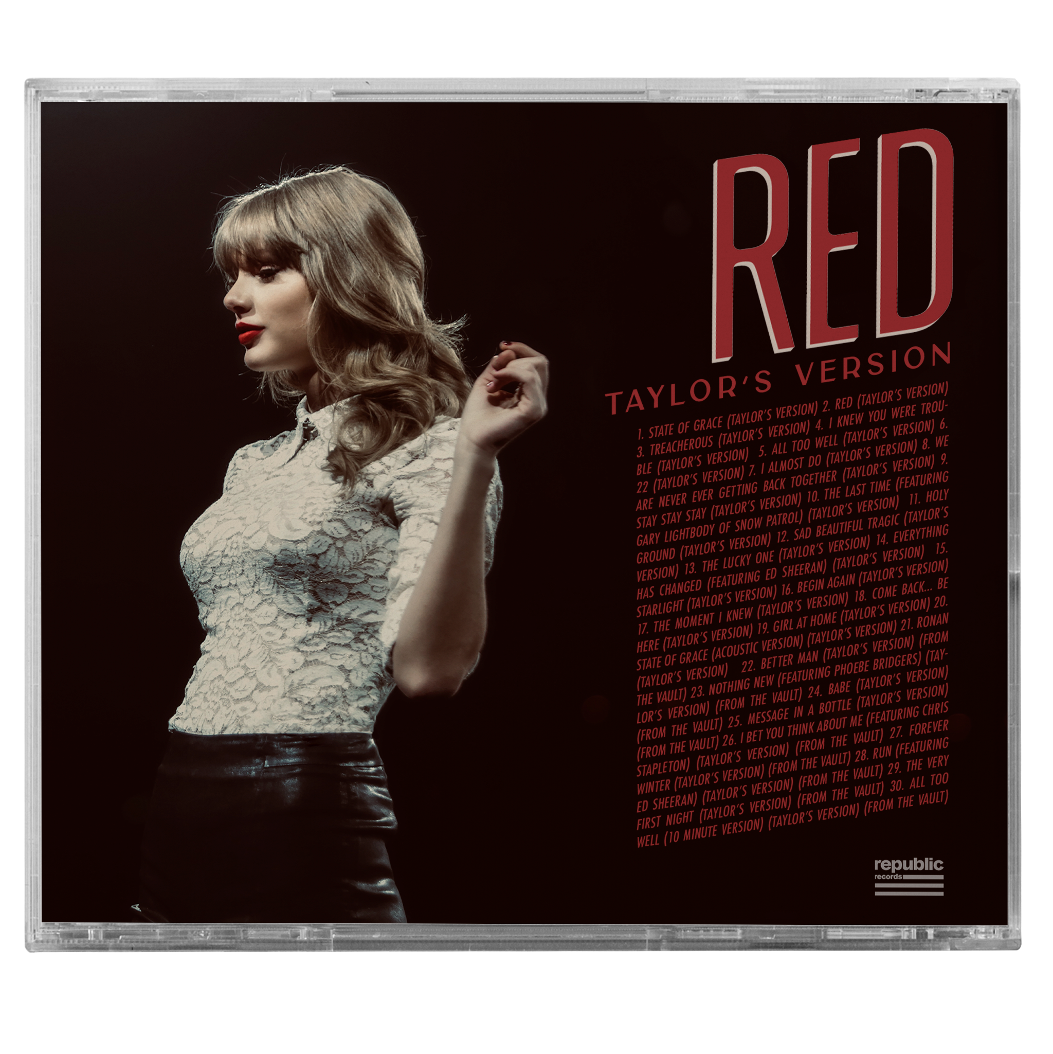 RED (Taylor's Version) CD (explicit) back