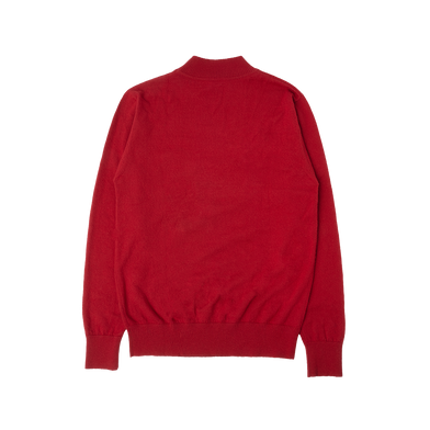 Christmas Tree Farm Red Knit Sweater Back