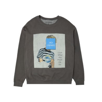 Jack Leopards & The Dolphin Club Crewneck Front