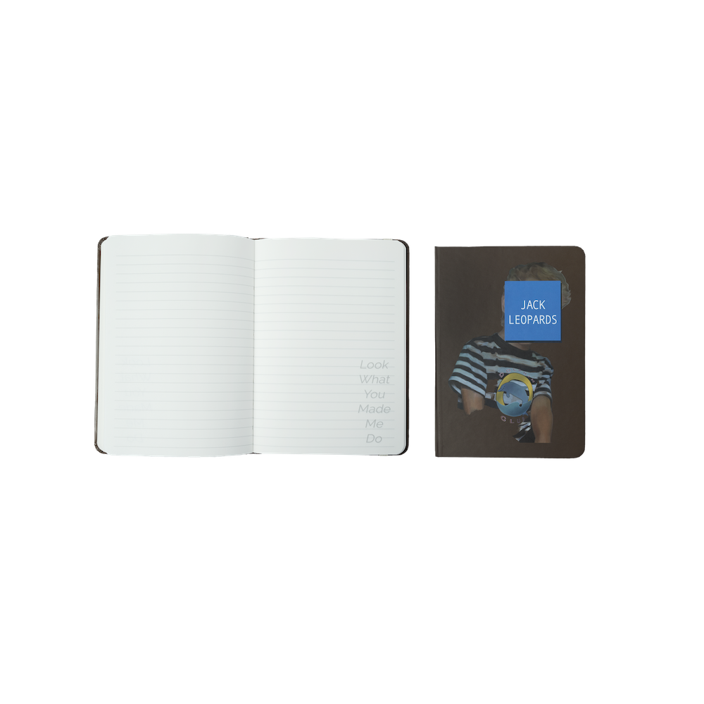 Jack Leopards & The Dolphin Club Notebook Open and Front