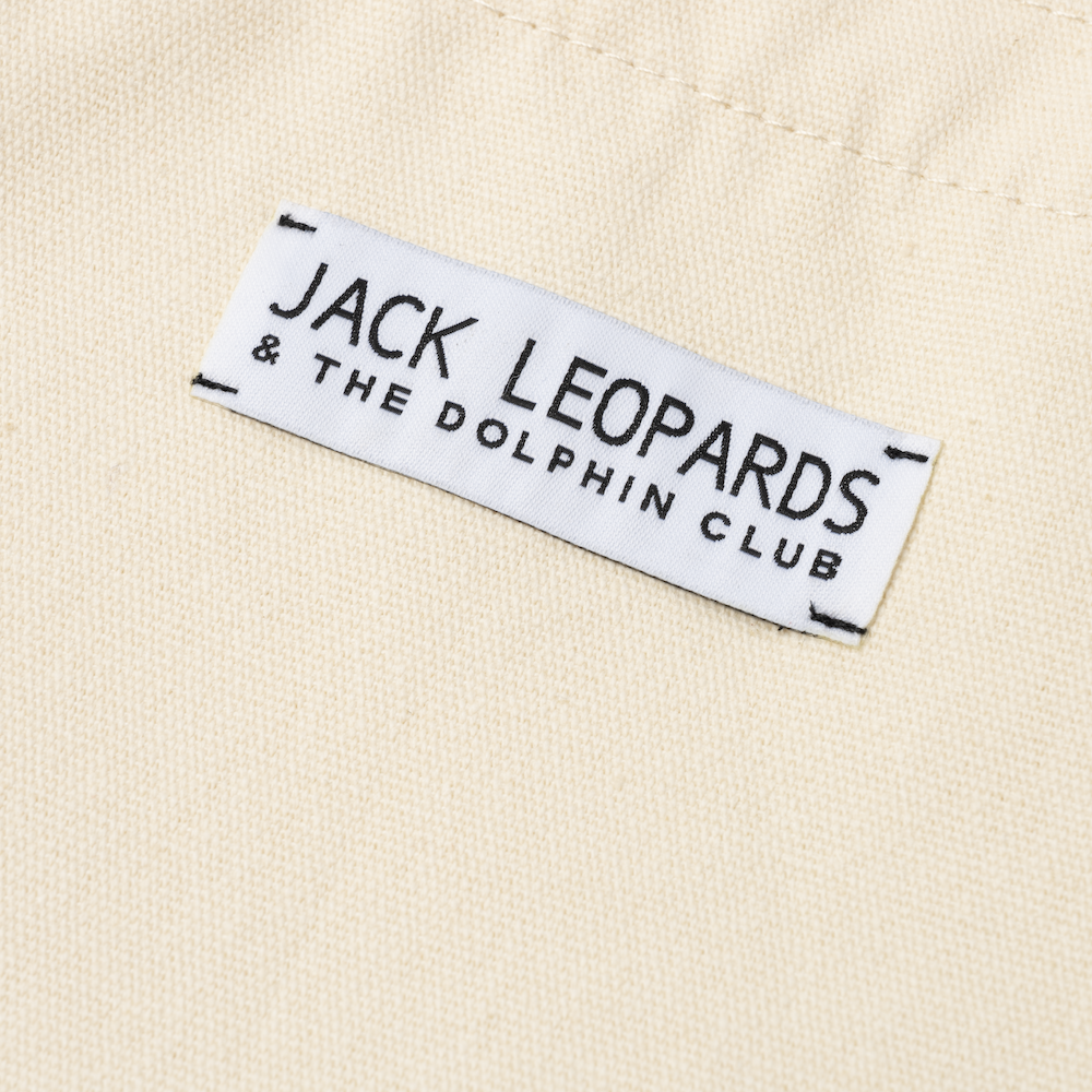 Jack Leopards & The Dolphin Club Tote Bag Tag Detail