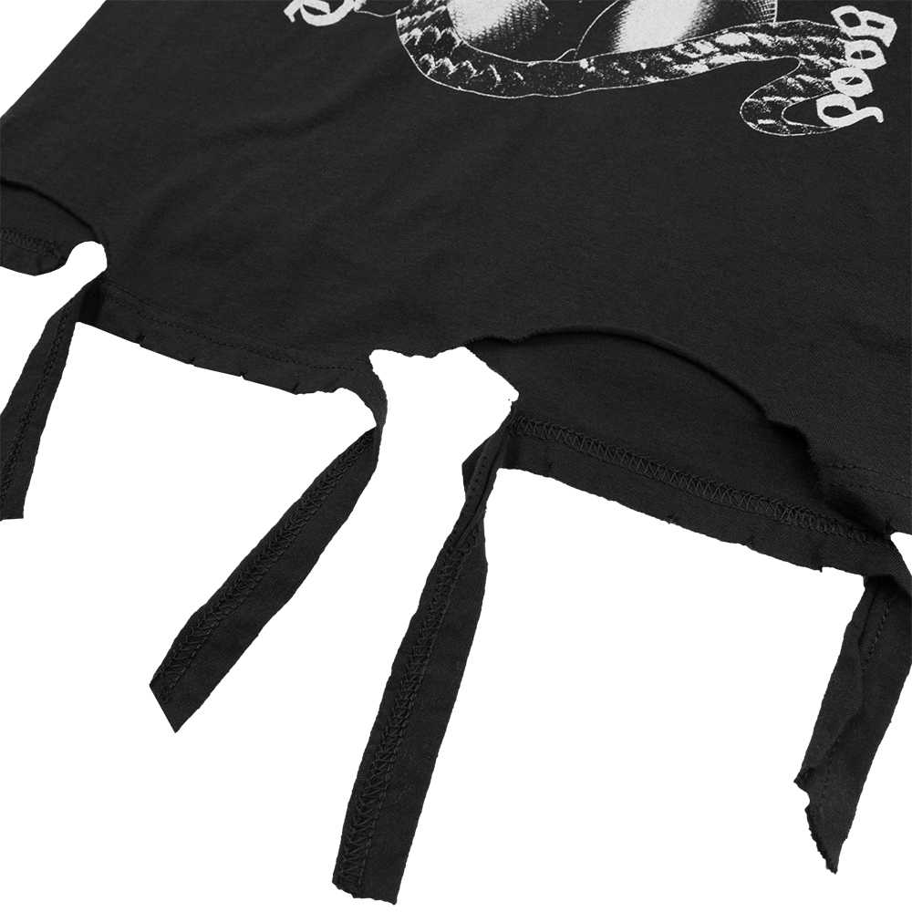 They Say I Did Something Bad, But Why's It Feel So Good Destructed Tee Detail 1