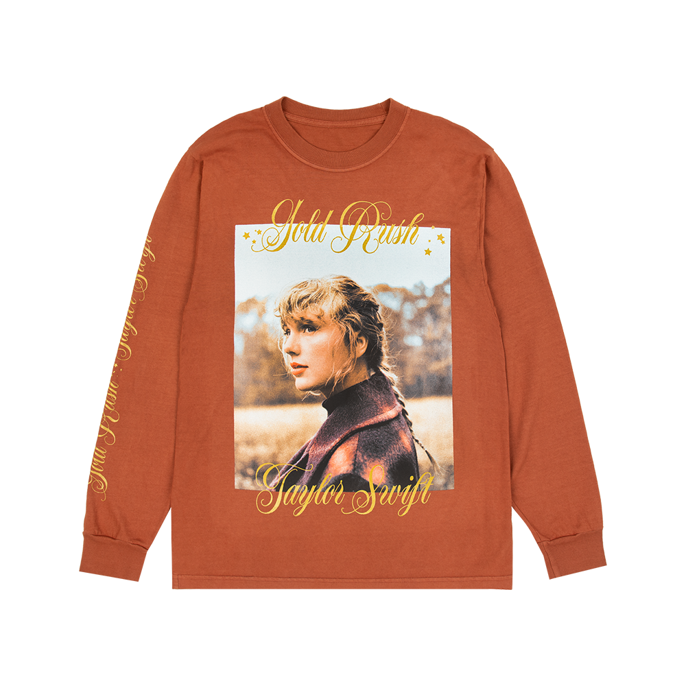 Taylor Swift Gold Rush Long Sleeve Front