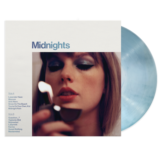 Midnights: Moonstone Blue Edition Vinyl Front