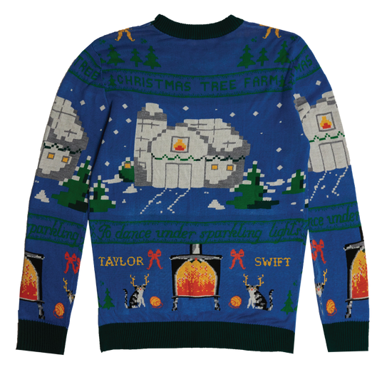 Christmas Tree Farm Sweater Back