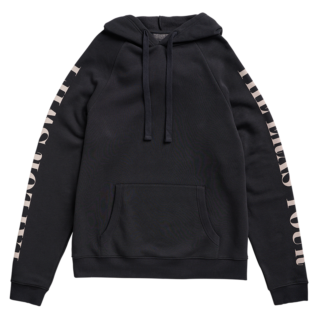 Taylor Swift The Eras Tour Black Hoodie Front