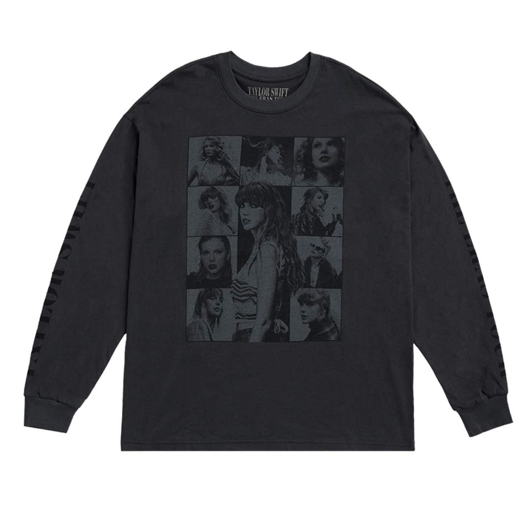 Taylor Swift The Eras Tour Black Long Sleeve T-Shirt