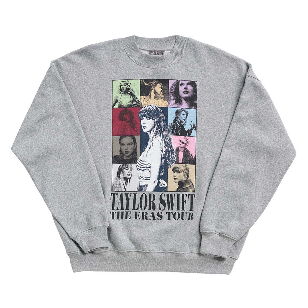 Taylor Swift The Eras Tour Heather Gray Crewneck Taylor Swift