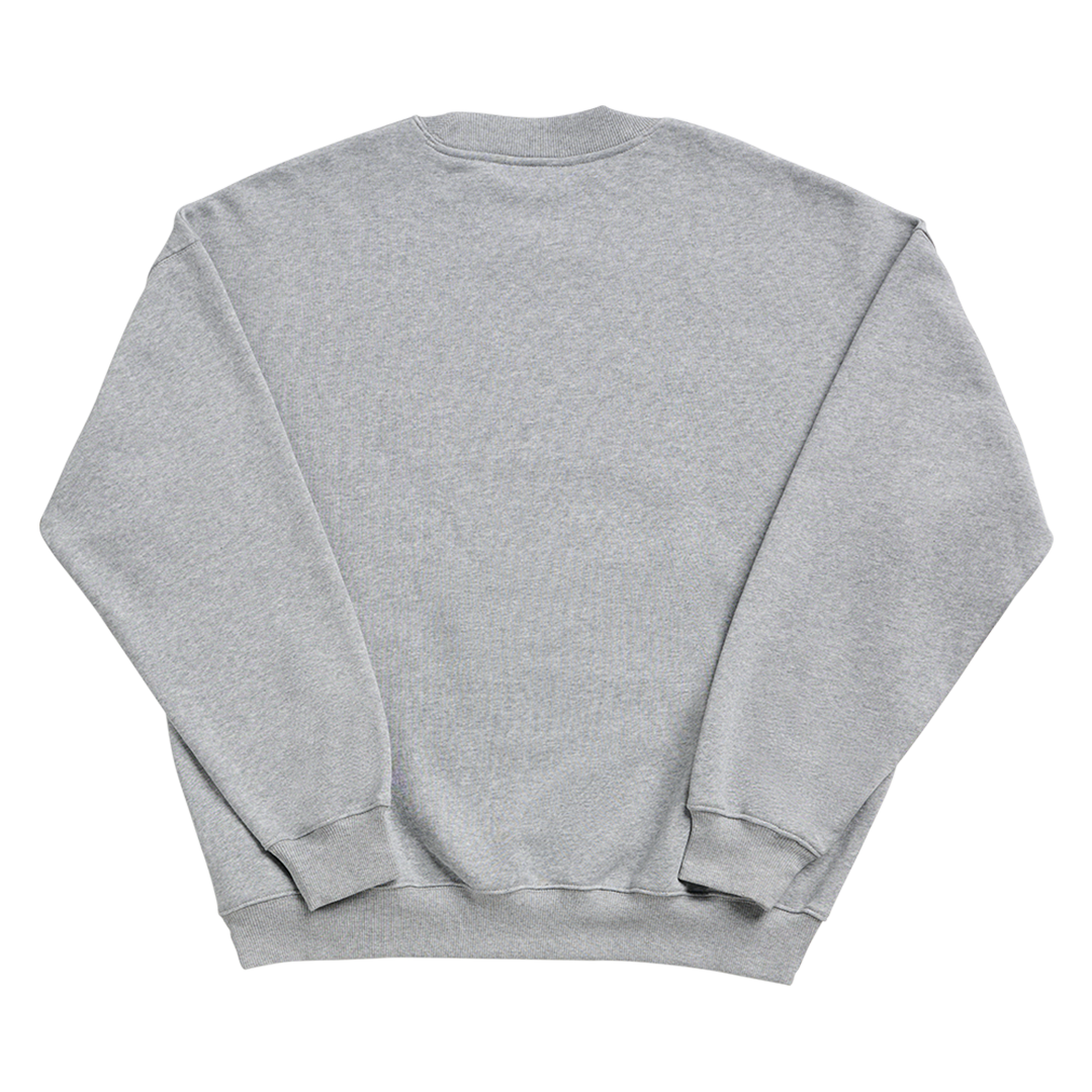 Crew neck grey sweatshirt sale