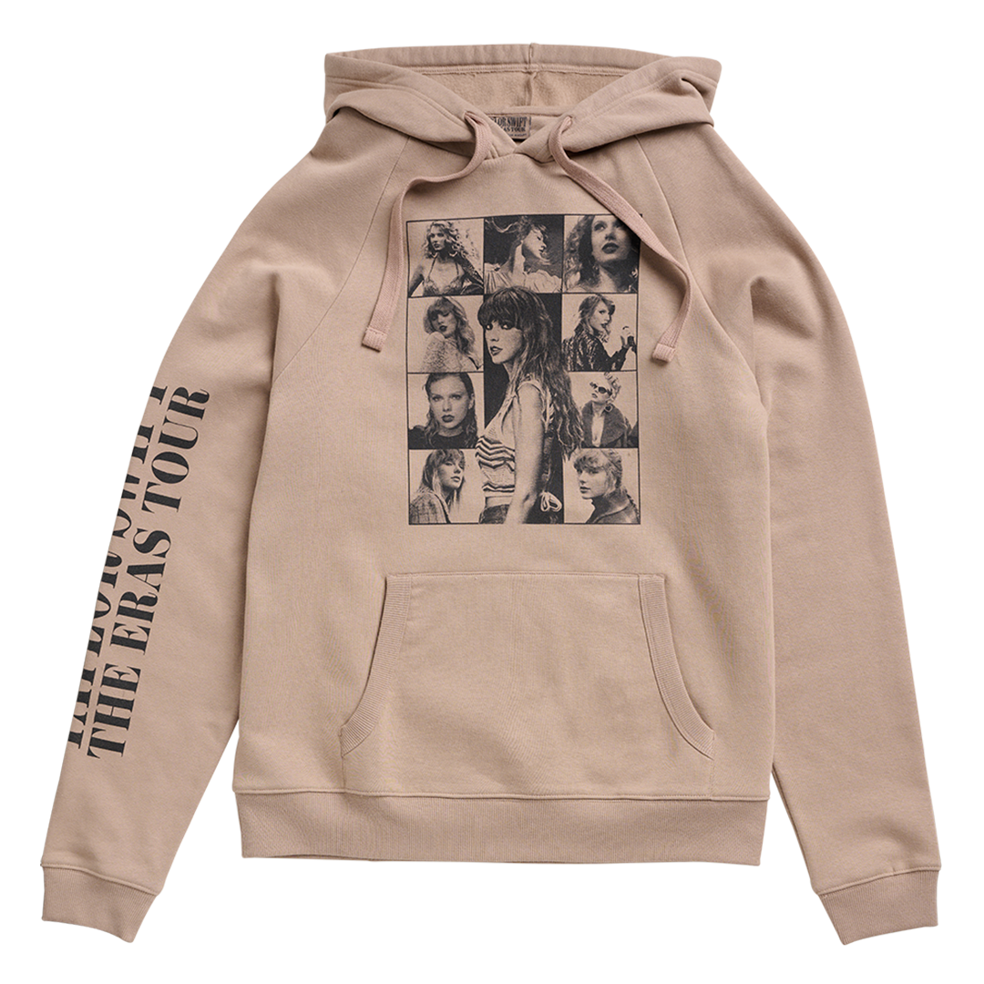 Taylor Swift The Eras Tour Taupe Hoodie Front